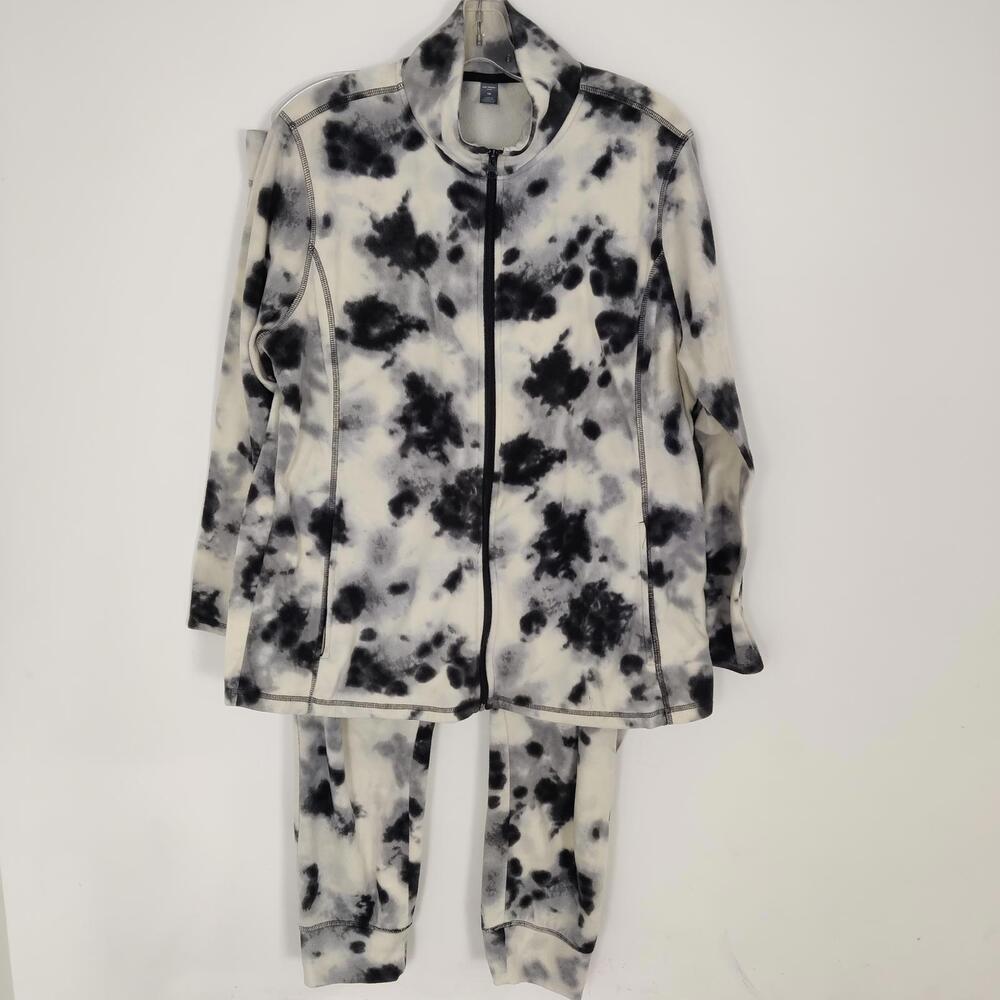Joe Fresh Women's Tie Dye Loungewear Set Size 1X Sweatpants Streetwear Gorpcore